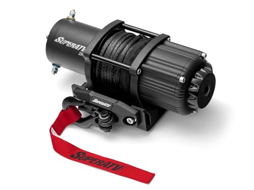 Kit Winch Eléctrico SuperATV 2500 LB con Cuerda Sintética 12V miniatura 5