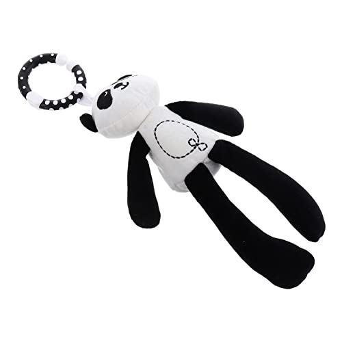 Abaodam 1Pc Rattle for Cartoon Panda Design Playtime Doll Soft and Engaging Rattle for Interactive Crawling and Early Development
