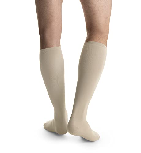 Chaussettes de compression 15–20 mmHg bas de voyage beige taille 2