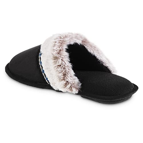 isotoner Womens Microsuede Aria Clog Slippers2