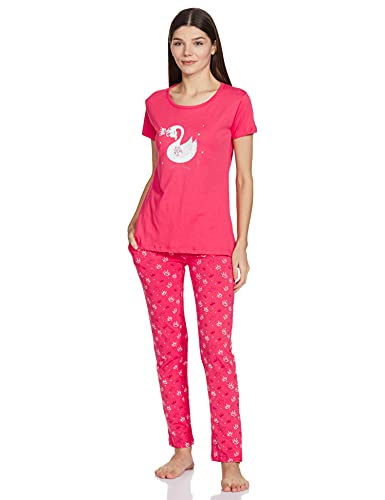Image of Rupa Women's Cotton Solid Pajama Set