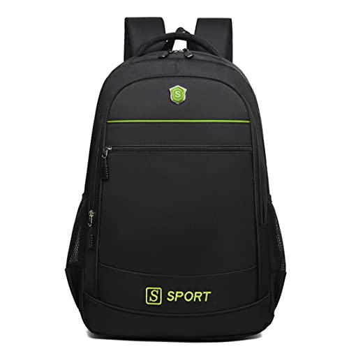 Sac à dos homme en tissu Oxford vert taille M imperméable pour ordinateur et voyage urbain