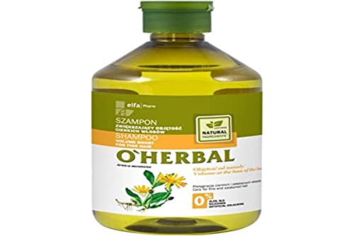 O Herbal Champú Profesional Natural Volumen Para Cabello   Pelo Fino con Extracto De Árnica Ecológico Sin Sulfatos Ni Siliconas Ni Colorantes 500 ml (170908176)