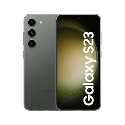 Samsung Galaxy S23 256GB 8GB ROM AI, Smartphone Android 15, batería de 3.900 mAh, smartphone sin contrato, versión UE (verde)