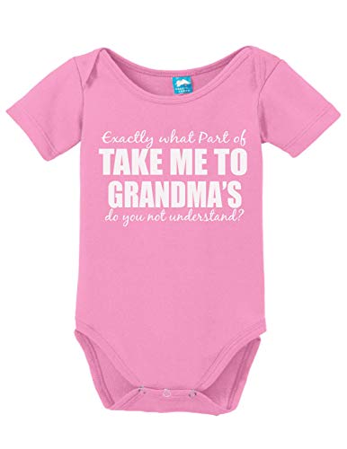 Image of Take me to Grandmas Funny Bodysuit Baby Romper