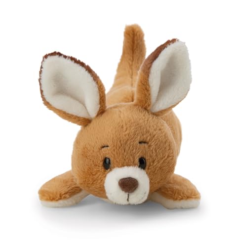 NICI MagNICI Känguru Kelly 12cm braun - Kuscheltier mit Magnet - Plüschtier für Kühlschrank, Tafel, Metall & vieles mehr, tolle Geschenkidee
