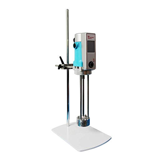 YUCHENGTECH High Shear Mixer Homogenizer Emulsifier Digital High Speed Homogenizer Lab Disperser Emulsifier Lab Homogenizer Emulsifying Machine LYE500W-T 8000mPa.s 40000ml (110V, 500-40000ml, 70G)