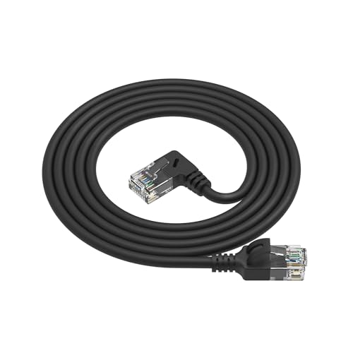 ACT CAT6A Network Cable 90° Angled to Right, U/UTP LSZH LAN Cable Thin 3.6 mm Slimline - Image 2
