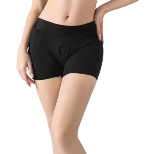 KYTRSTX Strapon Strapless Underwear Brief for Women To Men Black