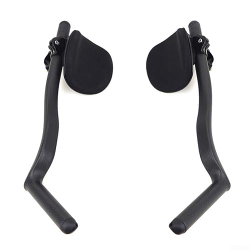 Manillar ligero de fibra de carbono para bicicleta con ángulo de 55 grados para mayor comodidad (3K mate)