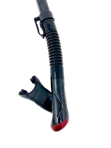 Pro Shot Tidal Dry Snorkel, Ligero, Fácil Respiración, Boca Confortable con Tecnología Dry para Snorkel y Buceo miniatura 6