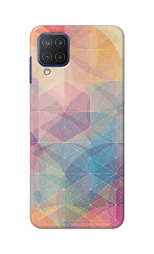 Image of Printed Hard Back Cover Case for Samsung Galaxy M12 Back Cover (Crumpled Paper Design) -1803