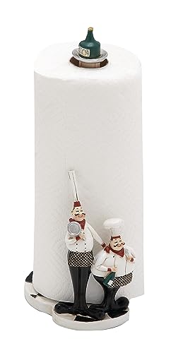 Deco 79 Polystone Chef Paper Towel Holder, 6