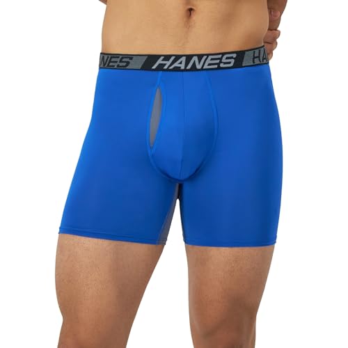 image for Hanes Men's X-Temp Total Support Pouch Boxer Brief, Anti-Chafing, Mois