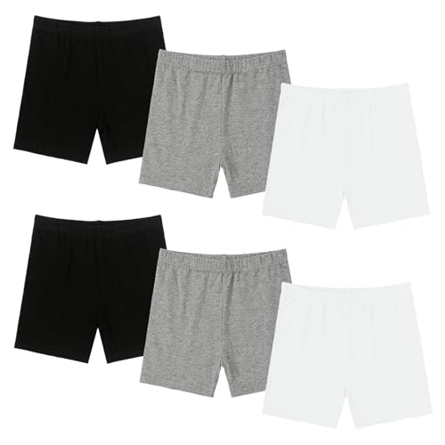 Short de cyclisme enfant pour récréation et vélo lot de 6 leggings de sport fille
