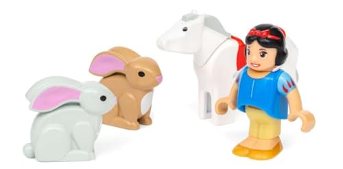BRIO Disney Princess 32299 Schneewittchen Eisenbahn-Set - Liebevolles Spiel-Set mit Schneewittchen und ihren tierischen Freunden - Empfohlen für Kinder ab 3 Jahren