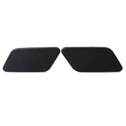 Cnswee6 Motorbike Pair Front Bumper Headlight Washer Nozzle Jet Covers Caps Accessaries for BMW X3 F25 2010 2011 2012 2013 2014, Black Powersport