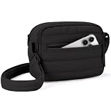 Noozion Crossbody Bag for Women, Puffy Mini Crossbody Purse with RFID Blocking, Small Shoulder Handbag Travel Purse