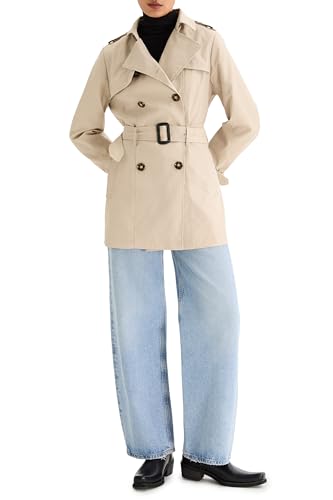 Orolay Women's Double Breasted Trench Coat Windbreaker Jacket with Belt