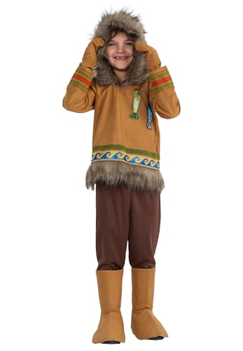 Disfraz Eskimo para Niños Dress Up America miniatura 1