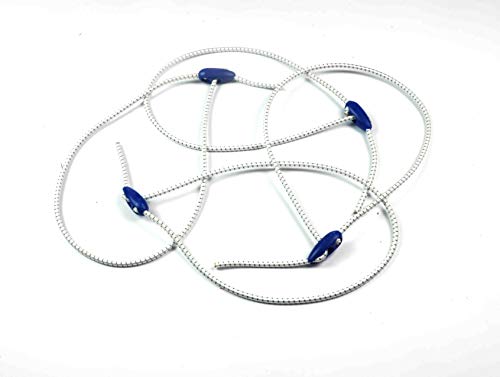 4 Stück Patent Zeising mit Speed Clip, einhändig bedienbar, Extra stark, Länge 80cm