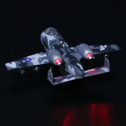 Image of DEUSON ECOM Airplane Airbus Toys for Kids Diecast Aeroplan Aircraft Scale Model Light Sound Pullback