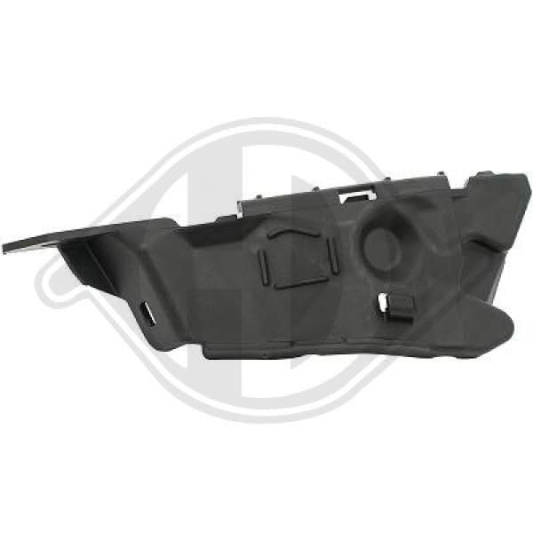 DIEDERICHS 7432253 Soporte parachoques Delante, izquierda Compatible con SEAT Leon II Hatchback 1P1