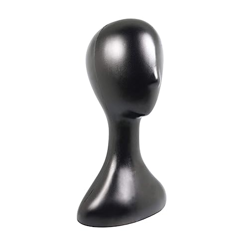 IWOWHERO Practice Hair Mannequin Head Wig Model Head Braiding Mannequin Dress Form Jewelry Display Aid