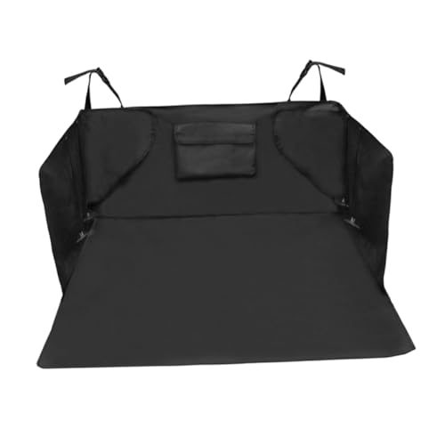 Tapis de coffre voiture noir imperméable et housse de siège auto chien