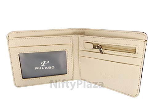 New Mens Leather Bifold Wallet ID Card Holder Coin Pocket Thin Pulabo Purse2