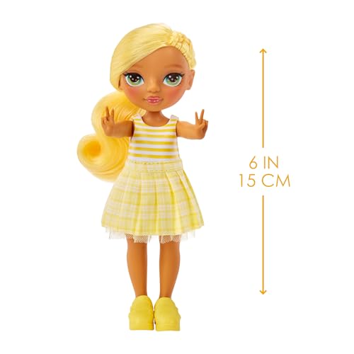 Rainbow High Littles Daisy Madison muñeca posable 13 cm miniatura 3