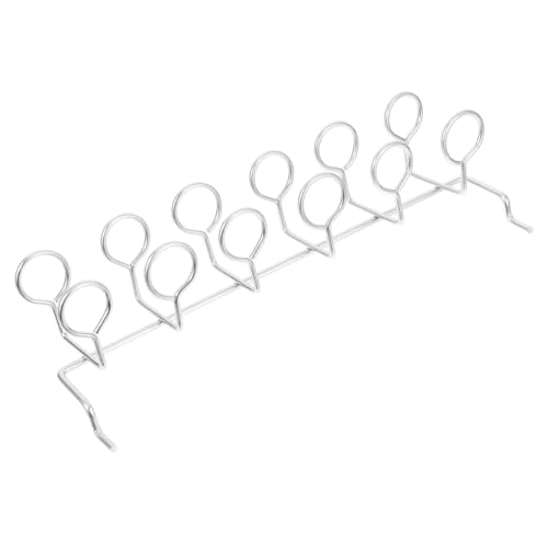 Alipis Long Pegboard Hooks Iron Hooks for Coat Kitchen Tool Holder for Storage Easy Installation