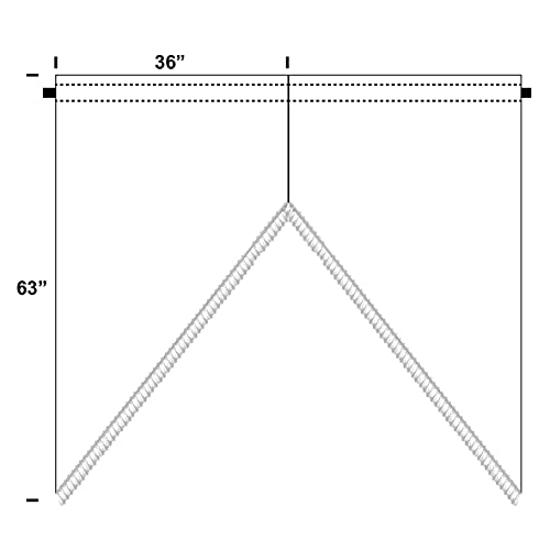 Beda Home Tassel Linen Textured Swag Curtain Valance For Farmhouses’ Kitchen; Light Filtering Rustic Short Swag Topper For Small Windows Bedroom Privacy Added Rod Pocket Design(Nature 36X63-2Pcs) #TOP2