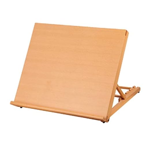 Caballete de Escritorio de Ajustable, Tablero de Dibujo, Caballete de, Suministros, 45x35x30cm