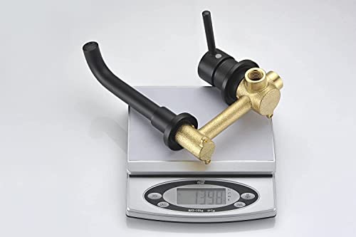 Sumerain SE1385DI Wall Mount Bathroom Faucets Matte Black thumb #5