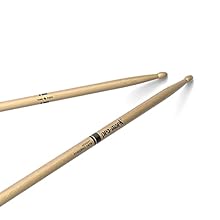 HICKORY WOOD - Hickory is the most popular wood choice for drumsticks due to its resilience, responsiveness, durability, and classic feel OVAL WOOD TIP: Oval wood tip provides a dark, warm tone suited for multiple applications LENGTH: 16 3/4 Inch DIA...