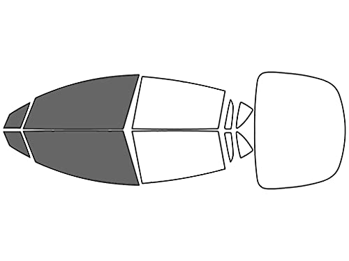 Rvinyl Window Tint Kit Compatible with Tesla Model X 2016-2022 - Front Precut Kit - 35%