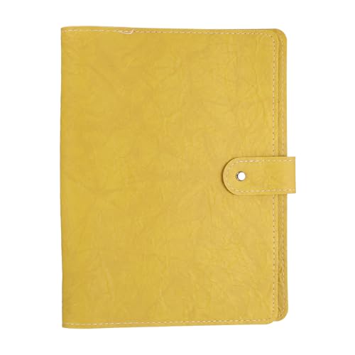 Classeur A5 PU imperméable à 8 anneaux pour couverture de cahier et journal