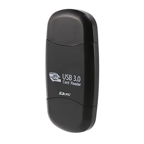 RUSWEST Lecteur de Carte Haute Multifonction USB 3.0 -SD TF SDHC SDXC pour SystèMe D'Attente Windows XP / Win7 / Win8 Cover