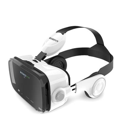 VR Equipos, Equipos de AR, Gafas 3D CTJ BOBOVR Z4 3D de cartón Casco de Realidad Virtual VR Vasos Auriculares estéreo Caja for el teléfono móvil (Blanco) (Color : Blanco)