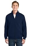 Sport-Tek Men's Full Zip Sweatshirt,X-Large,True Navy