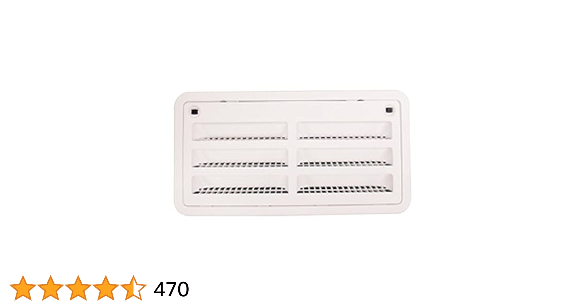 DOMETIC 3109492.003 Polar White Lower/Upper Side Vent, Fans