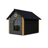 Niche pour chien - En bois - Isolée - Résistant à l'hiver - 104 x 74 cm - Taille XL - Couleur 10