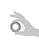 Halex, 1-1/2 in. x 1 in. Rigid Conduit Reducing Washer , 26853, 4 per pack