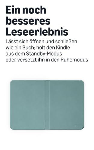 Die neue dünne Hülle für Amazon Kindle im Aluminiumdesign, mit Magnetbefestigung, leichte, klappbare Schutzhülle, nachhaltig konzipiert… – Ansicht 5