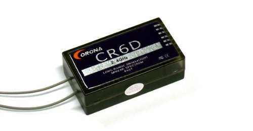 Récepteur DSSS 6 canaux Corona CR6D pour équiper un avion RC compact