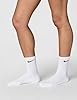 Nike Mens Everyday Cushioned Socks, White/(black), M EU #3