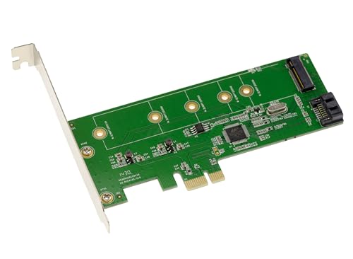 Scheda Controller Mini PCIe 4 Porte SATA 3.0 6Gbps Con Chipset Marvell, Per Laptop E PC, Driver Windows E Linux