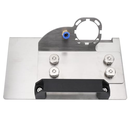 Support de meuleuse d'angle en acier durable avec guide réglable 23.5x13.8cm - 3