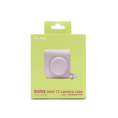 Fujifilm instax Mini 12 Violet et Housse Rose Idée Cadeau